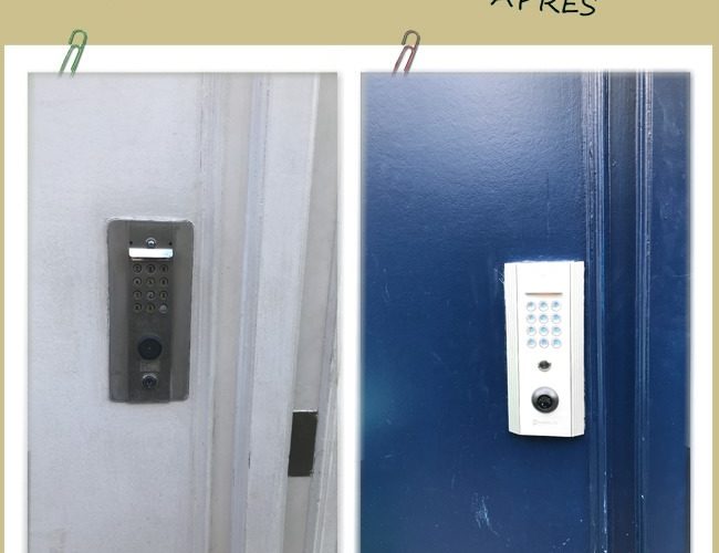 Remise aux normes Digicode porte rue