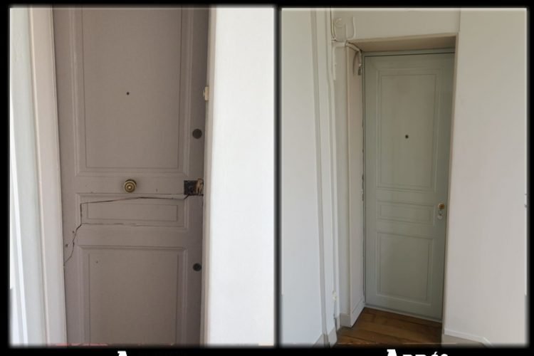 Remplacement porte blindée