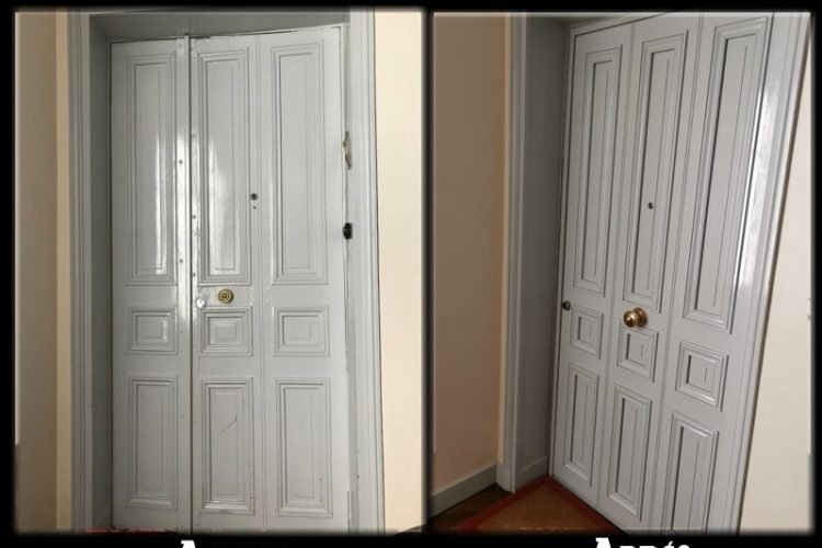 Remplacement porte blindée
